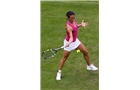 BIRMINGHAM, ENGLAND - JUNE 11: Francesca Schiavone of Italy in action against Sloane Stephens of the USA during day three of the Aegon Classic at the Edgbaston Priory Club on June 11, 2014 in Birmingham, England. (Photo by Paul Thomas/Getty Images)